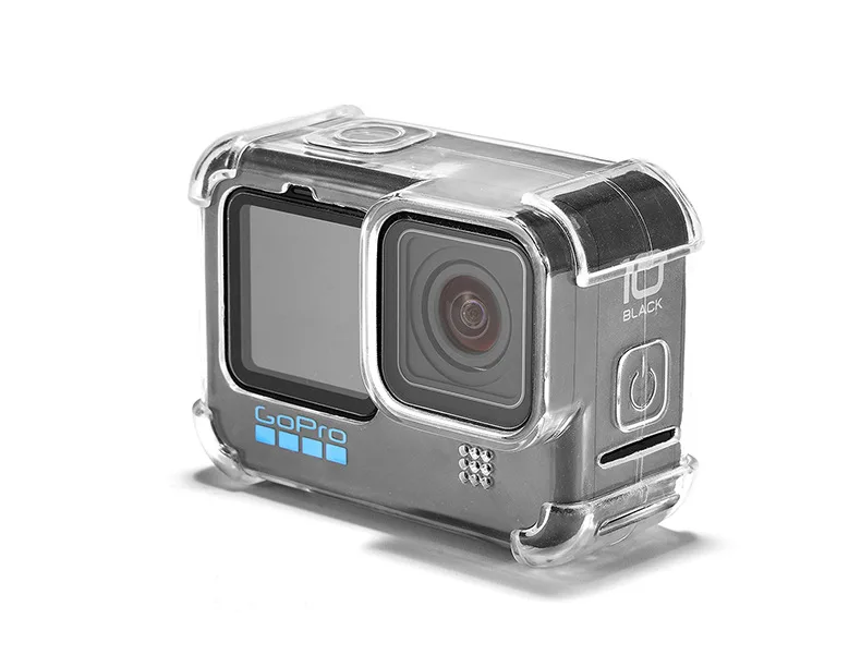 Description Picture 4 of itemFor gopro hero 9 10 11 12 13black Accessories case Protective White Housing TPU Shell Protector + Lens Cap Strap For go pro Hero