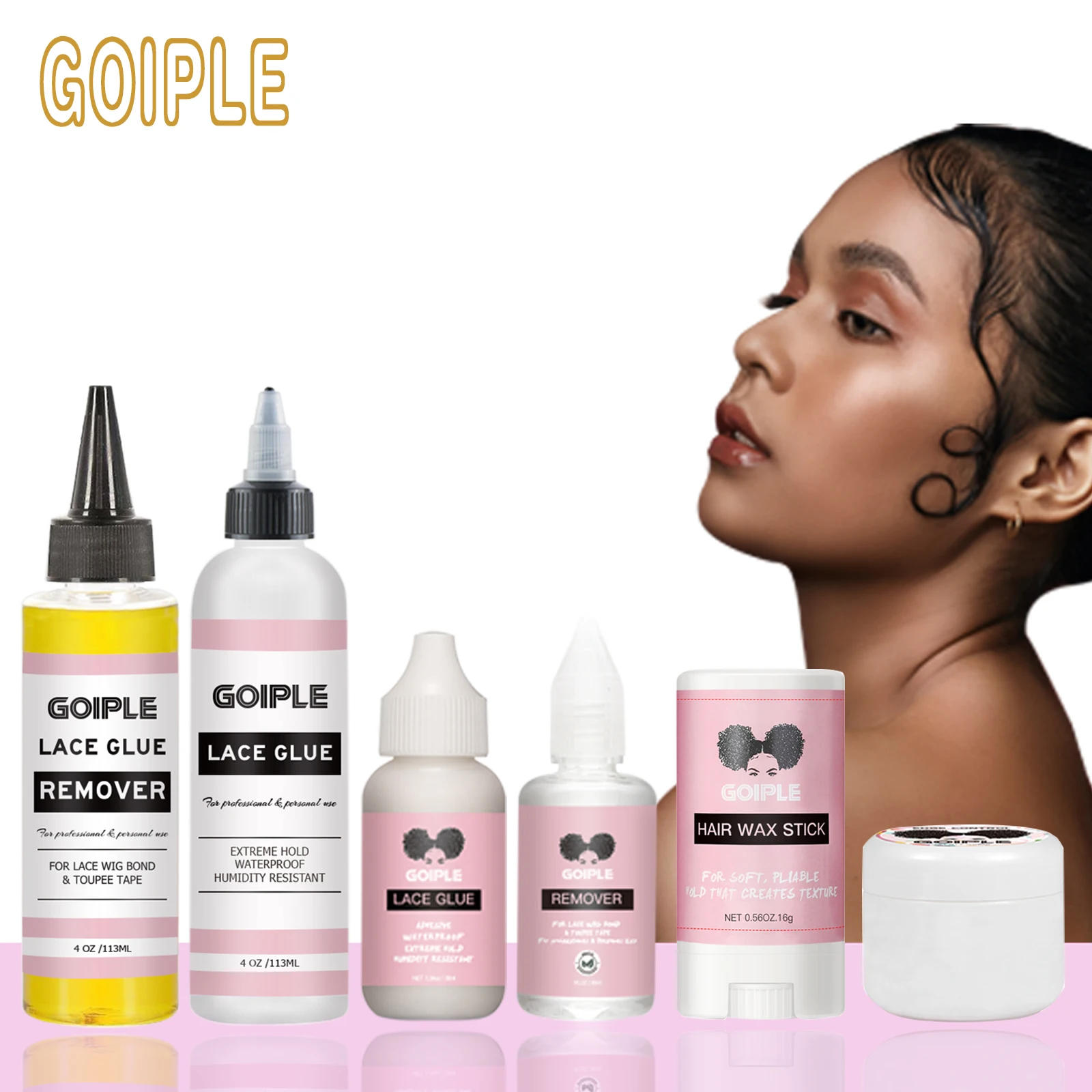 Lace Glue Waterproof Invisible Wig Adhesive Lace Remover Hair Accessories Edge Control Hair Wax