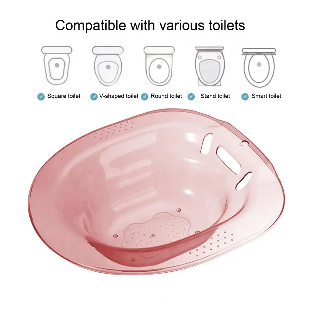 Universal Sitz Bath Large-capacity Hemorrhoids with Wide Seating Area Anti-overflow