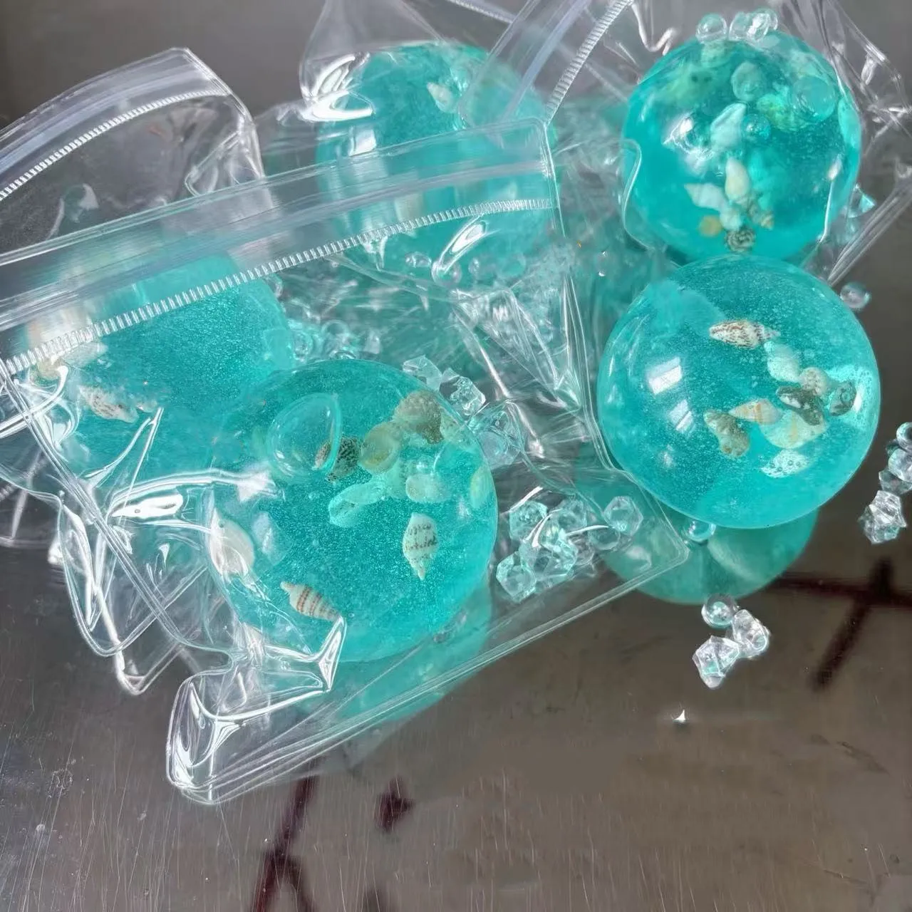 Weicher TPR Anti-Stress-Ball mit Langsamer Rückfederung, Unterwasserwelt-Stressabbau-Spielzeug, Elastisches Quetschspielzeug in Farbe zur Dekompression – Detail 1