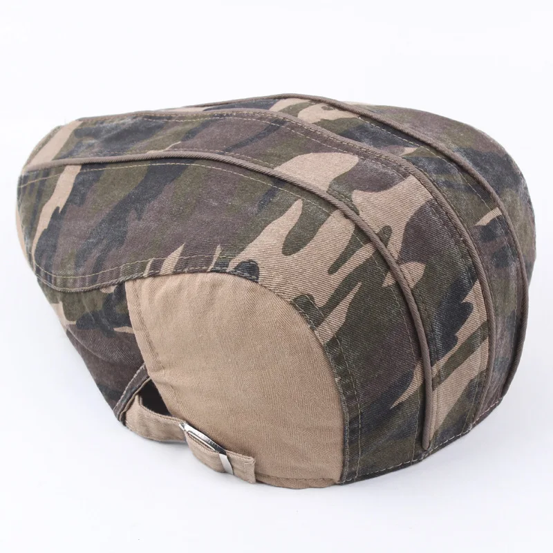 Men Women Beret Hat Popular Classic Newsboy Gatsby Cabbie Ivy Ascot Flat Cap Collection Fashion Camouflage cotton newsboy cap berets hat