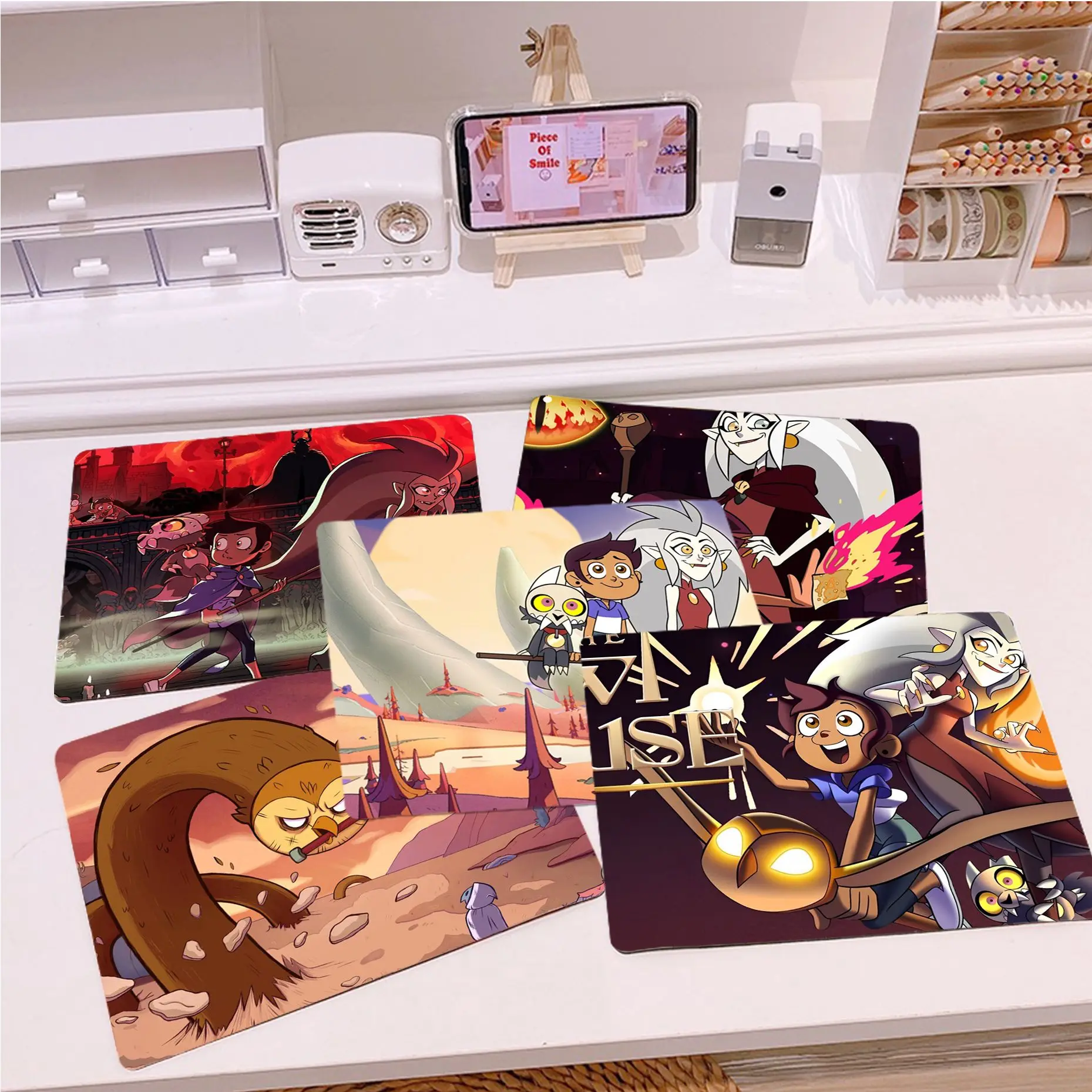 

Disney The Owl House Anti-Slip Gaming Mouse Pad Gamer Desk Mat Keyboard Pad Decoration Mause Pad Deskpad Home Decor