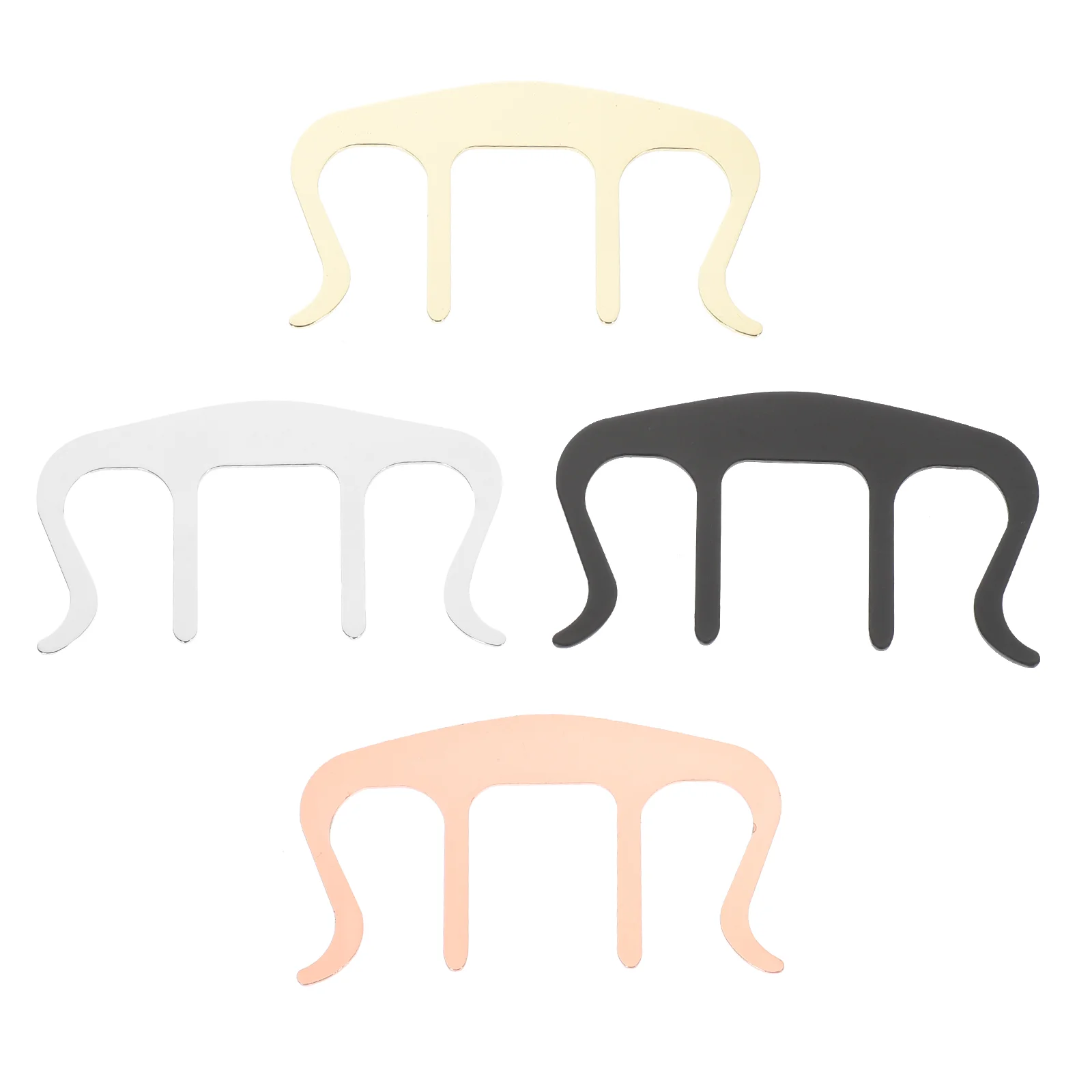 

4pcs Sheet Music Holder Clip M Shaped Music Score Clip Iron Sheet Music Clip Supply