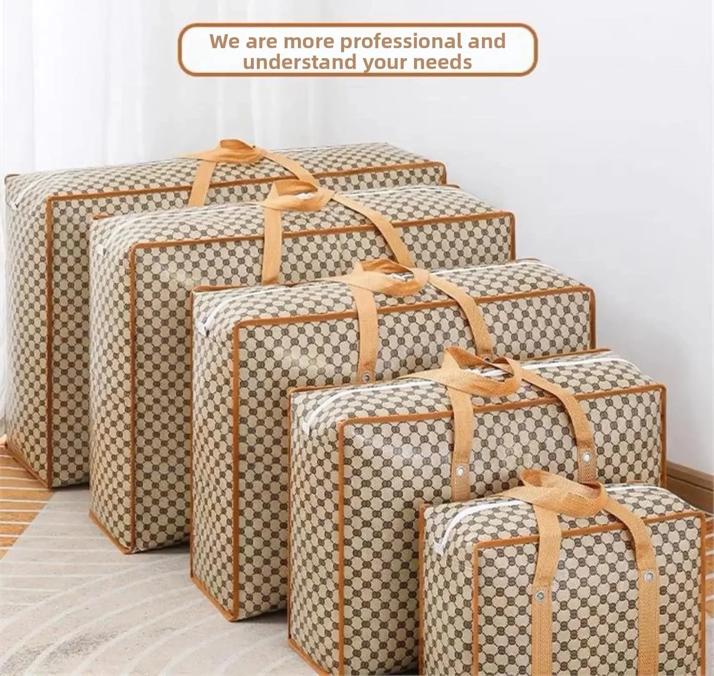 TIANKE Heavy Duty Large Capacity Packing Storage Bag, Clothes Quilt Moving Organizer Sack
_voghion.com