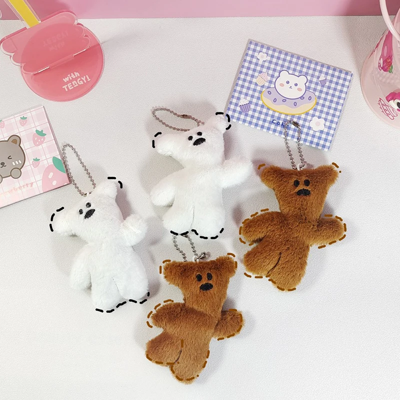 Llavero De Oso Con Casco – Peluche Miniatura, Colgante Para Mochila O Bolso, Regalo Original Y Tierno