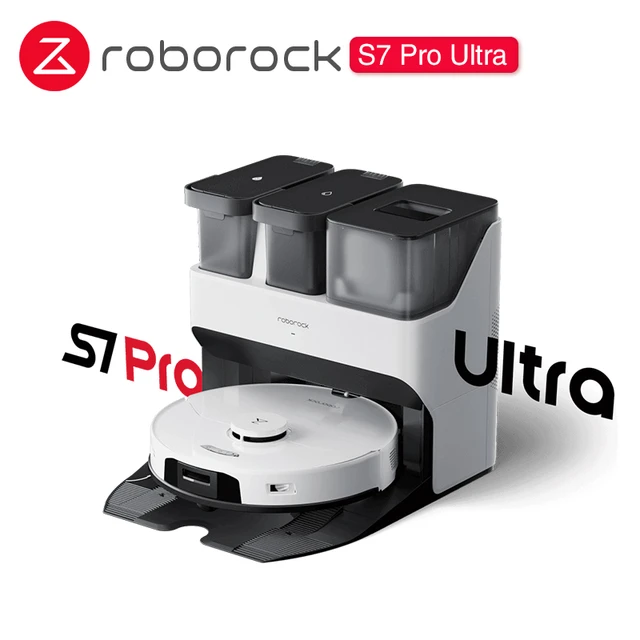 Roborock S7 Pro Ultra Robot Vacuum Cleaner with Auto Empty Wash Fill Dock  5100Pa Suction Power LDS Navigation Sonic Mopping - AliExpress