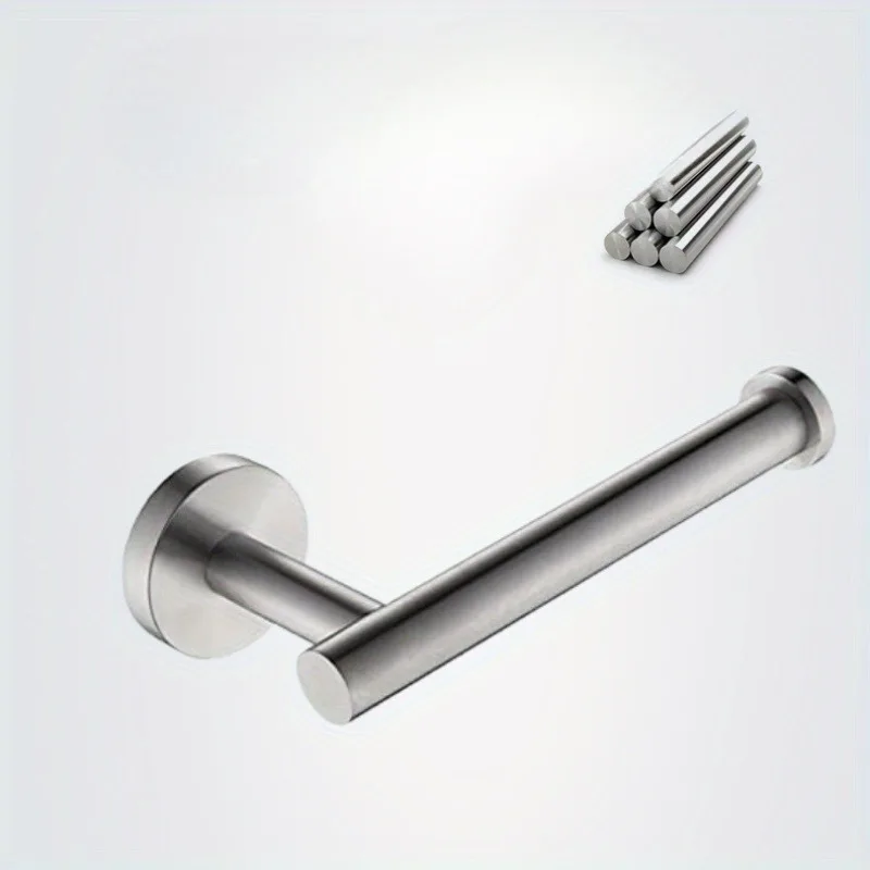 Self Adhesive Toilet Paper Towel Holder Stainless Steel Wall Mount No Punching Tissue Towel Roll Dispenser for Bathroom Kitchen
