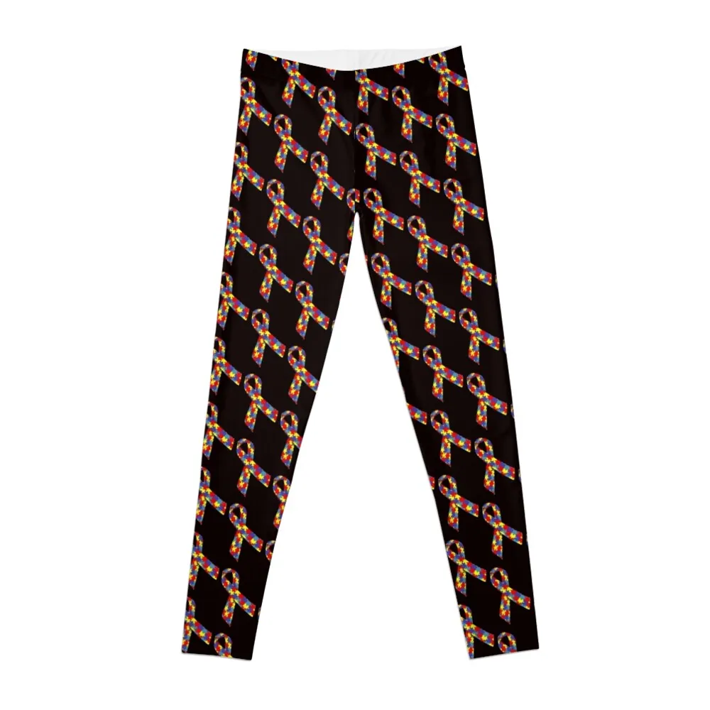 

Autism Ribbon Leggings Female legging pants gym wear Women's sportswear gym sportswear woman Womens Leggings