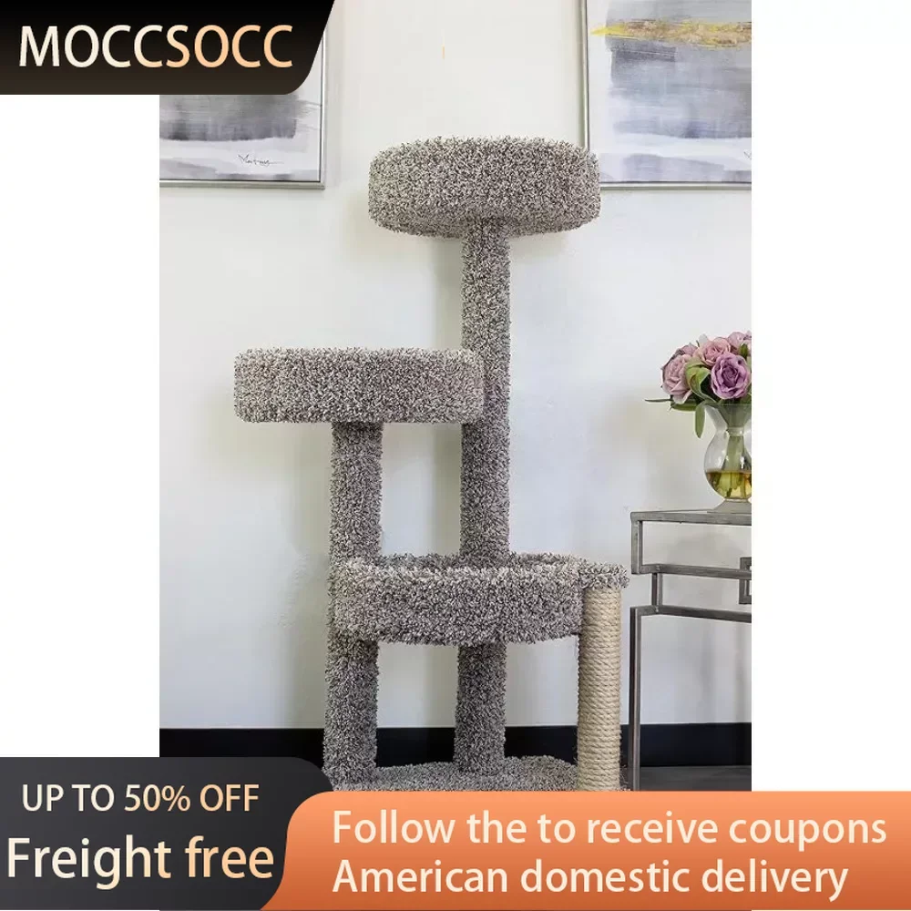 

New Cat Condos Multi Level Cat Tree Condo Freight Free Pet Cats Pet Products Toys for Cats Accessories Things Toy Supplies Tower