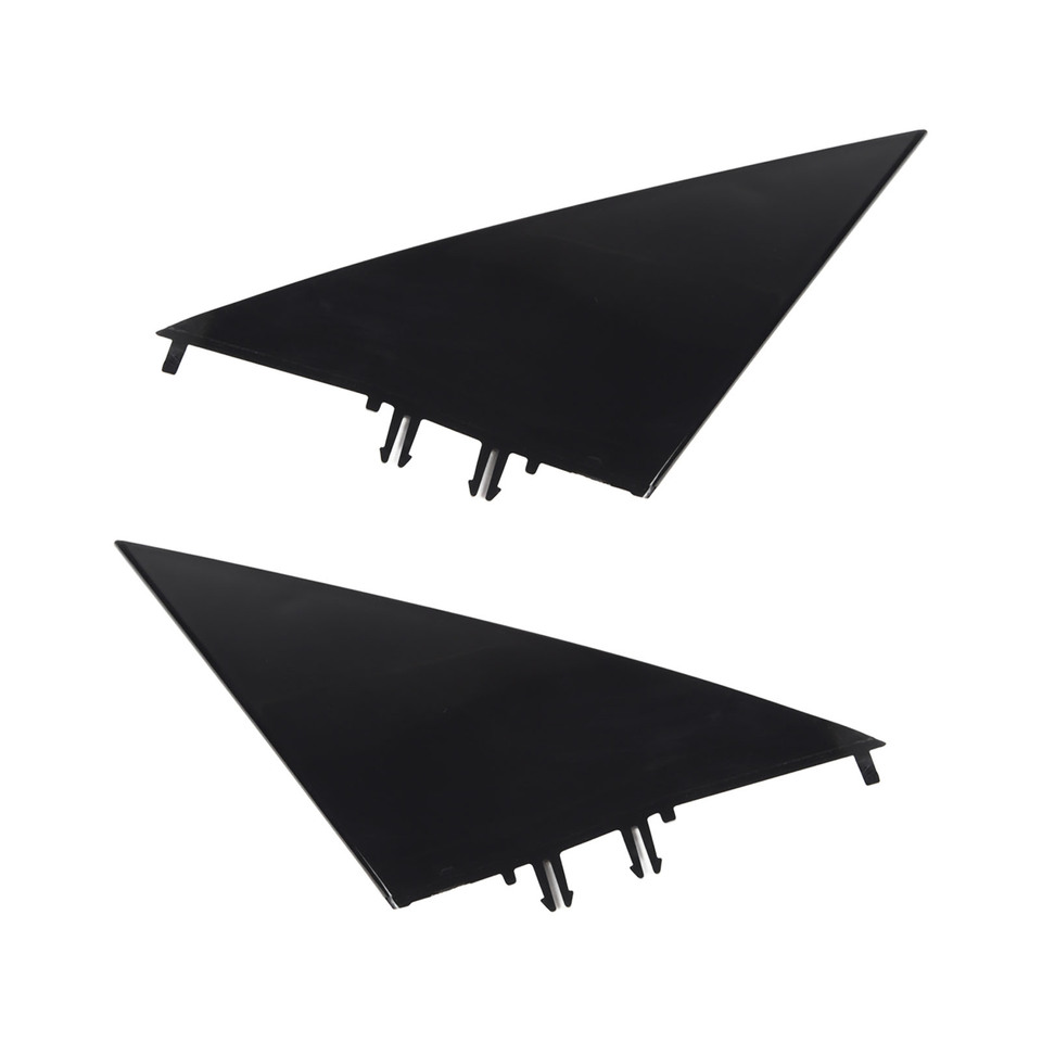 Rearview Mirror Triangle Plate Side Door Mirror Triangle Molding Panel Cover Replacement for Tesla Model 3 2017 to 2020