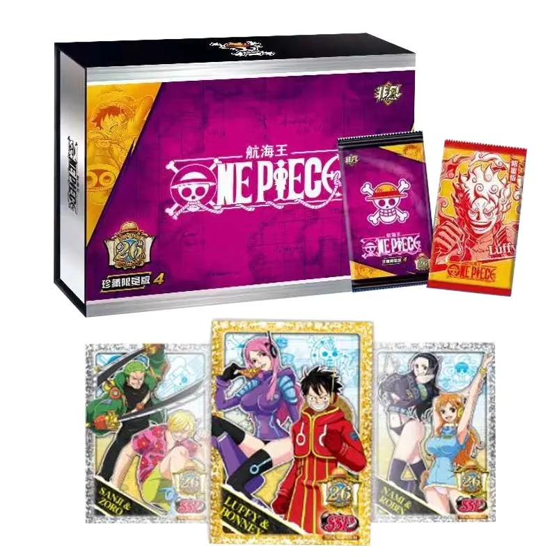 Cartas One Piece Cards Booster Box Card Box Collection Letters Sanji One Piece Anime Paper Cards Anime Collection