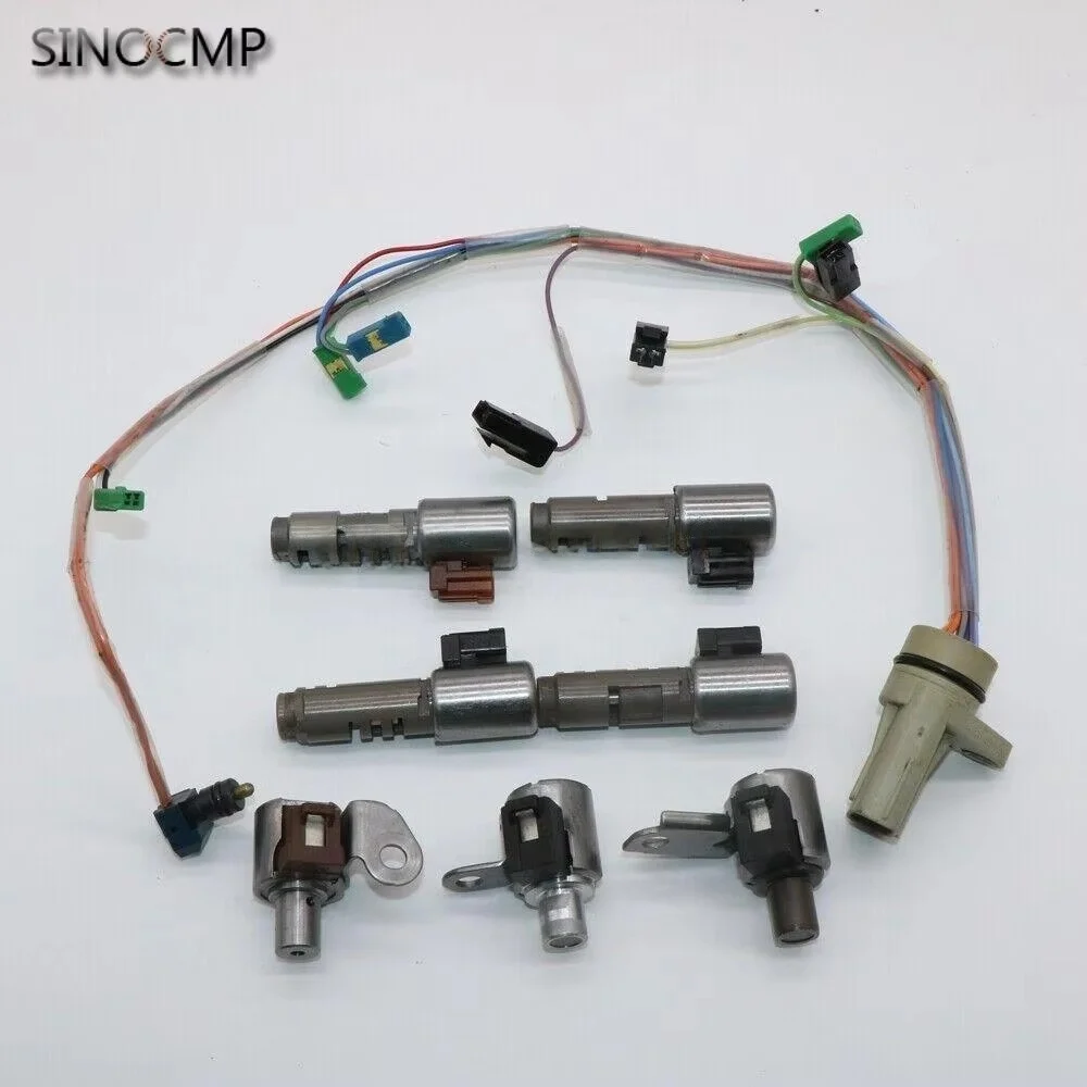 Transmission Solenoids Valve Kit U150E U151E U151F U250E For Toyota Alphard Camry RAV4 Lexus Es330 2003-2006 Rx330 Rx350