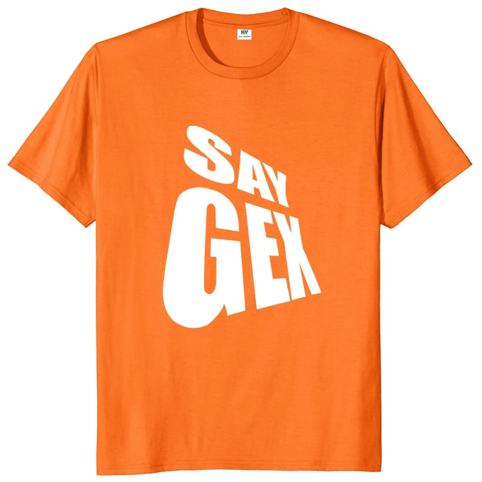 Cay gex-夏用半袖コットンTシャツ,男性用カジュアルユニセックス