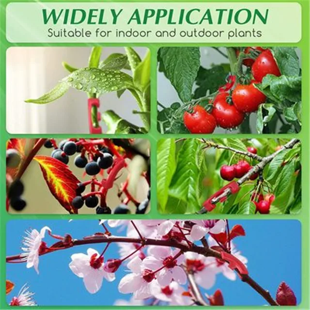 90 Fokos Növényi Hajlító Edzői Növekedési Manipulációs Oktató Növények Klipekhez Gally Bilincsek Ág Kiegészítők Kerti Szerszámok - Image 5
