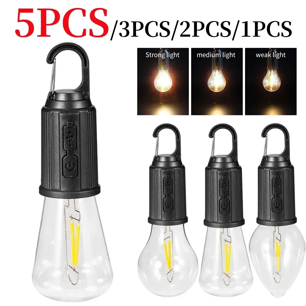 Lampada Da Campeggio Ricaricabile 600LM - Lanterna LED Impermeabile IPX4