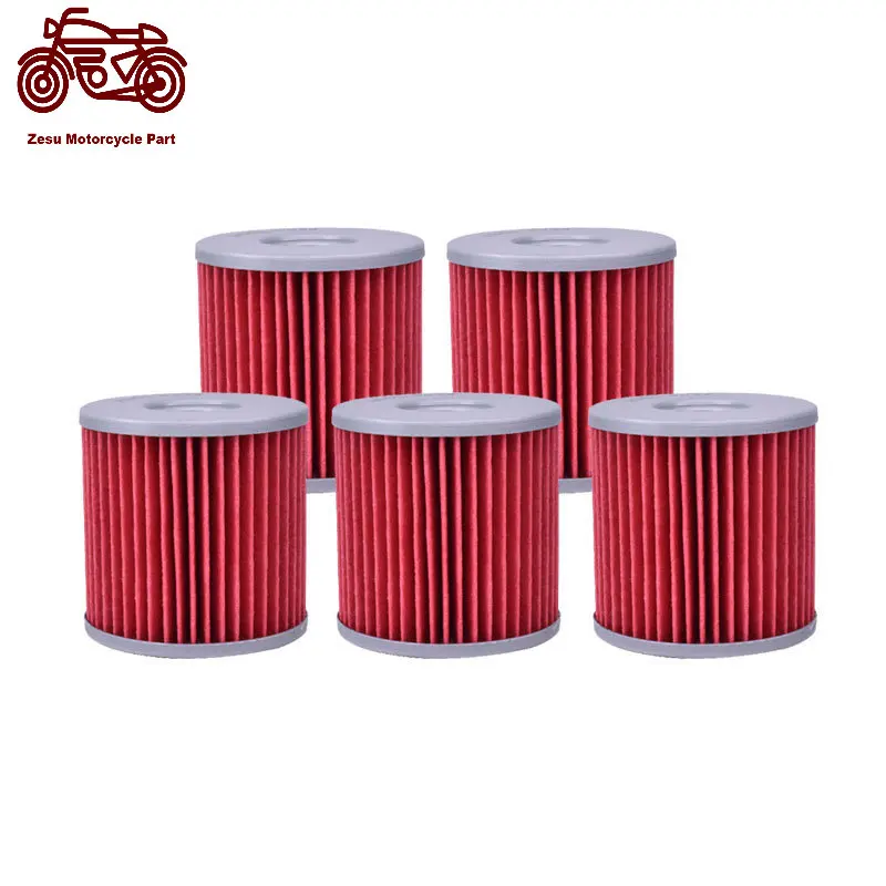 

5 Pieces Moto Bike Engine Oil Filter for Hyosung GT 650 GT650 GV 650 700 ST 7 ST7