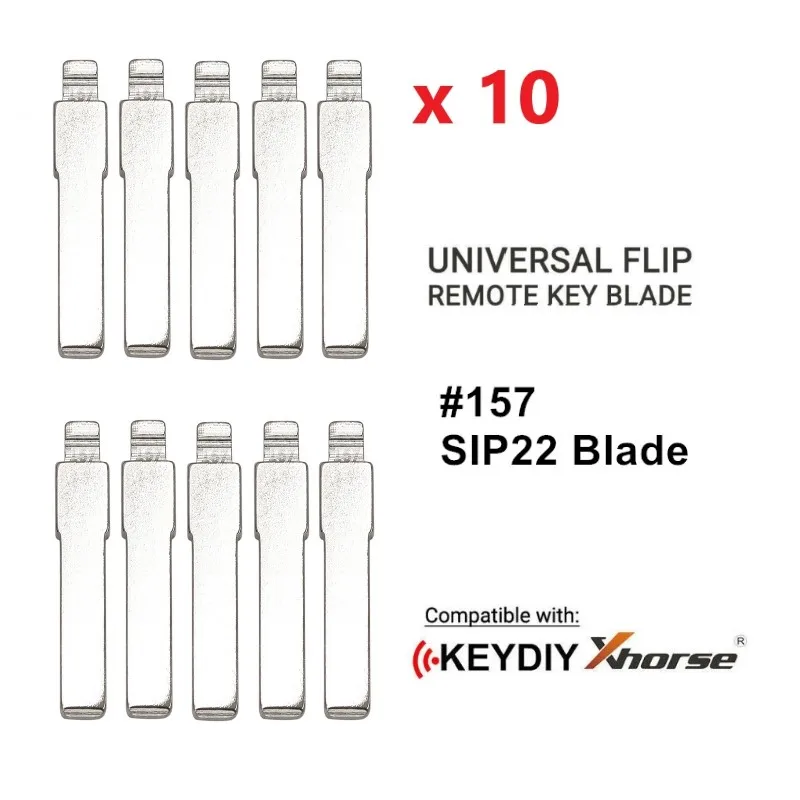 10pcs Replacement Remote Key Blade Y37 Blade KD VVDI Uncut Flip Blank SIP22 #157 For Fiat Punto Ducato Stilo Panda Idea