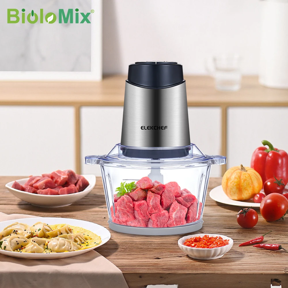 High Speed Multi Function 500W Food Processor Meat Grinder Portable  Personal Mini Blender Mixer Juicer Dry Grinder 800ml Chopper - AliExpress
