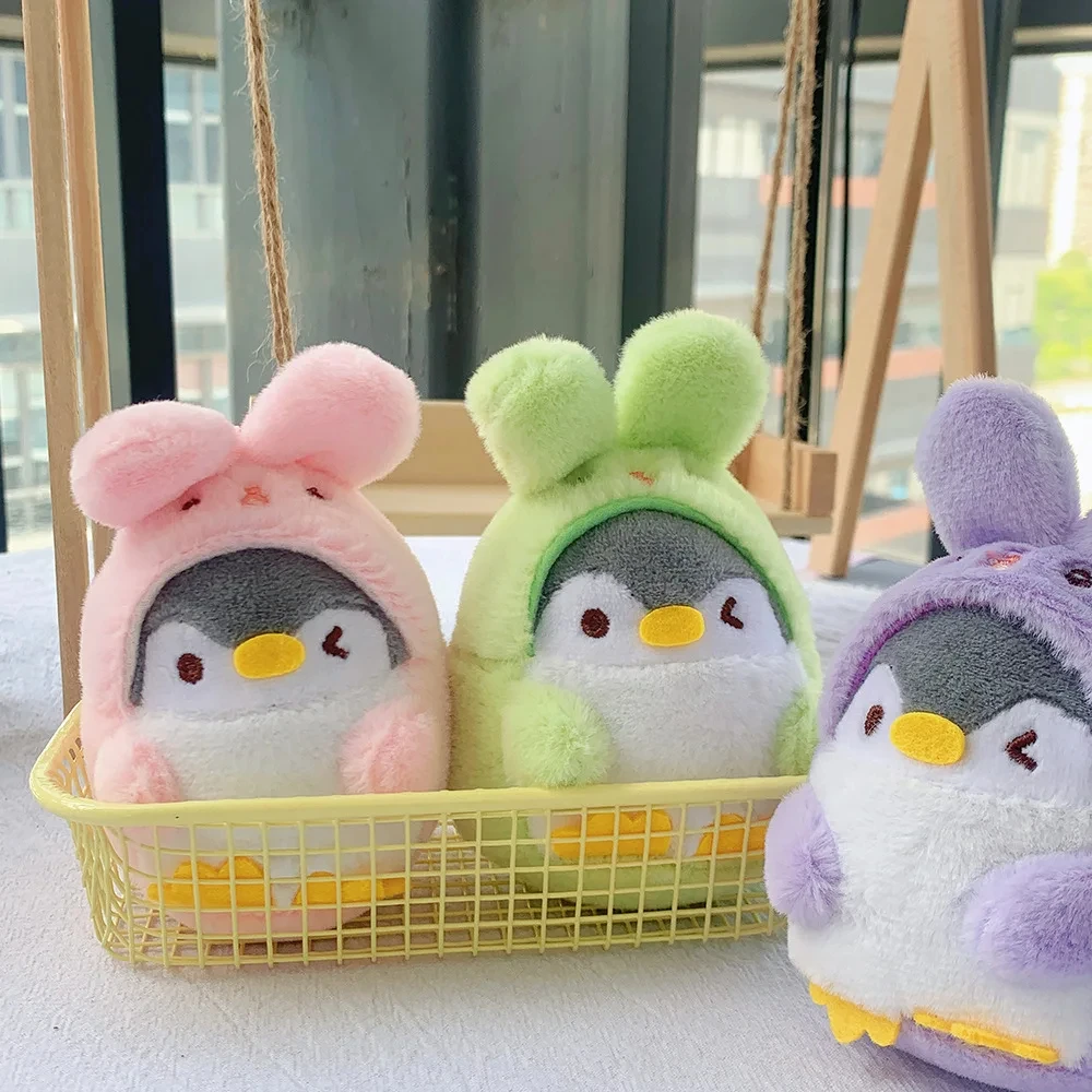 10cm/12cm Cute Penguin Plush Toy Small Cartoon Backpack Doll Plush Pendant Mini Penguin Stuffed Animals Doll Keychain-plush toy,plush doll,plush keychain,key chain