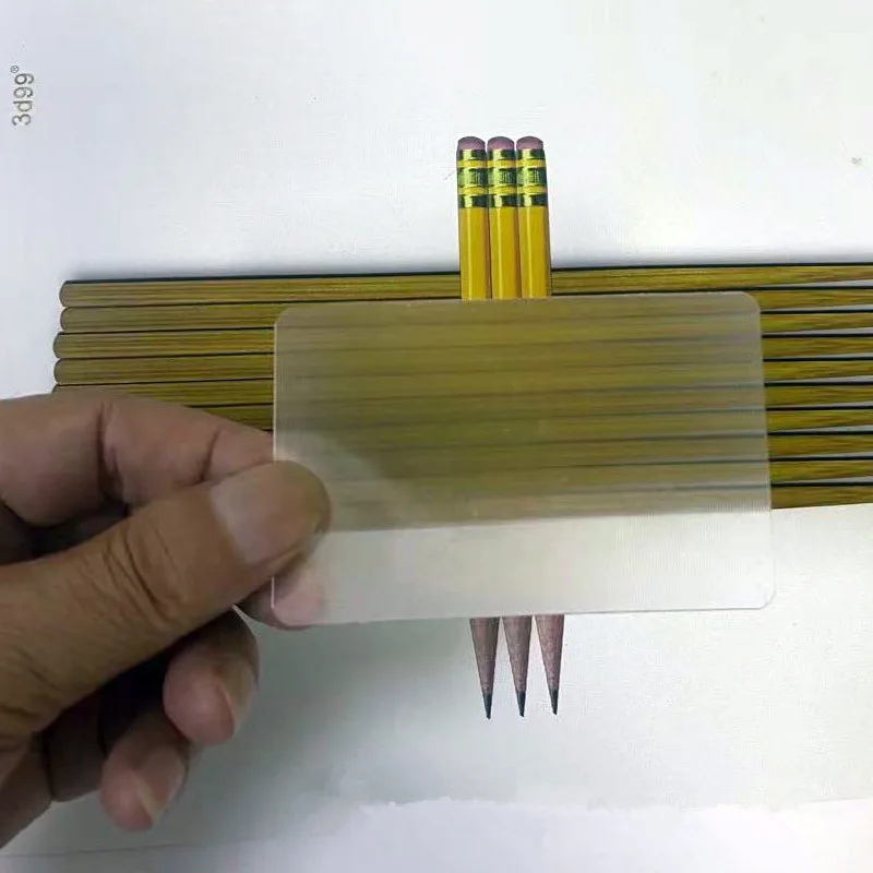 Film Lenticulaire JOINPAYA - Feuille Transparente PET 30x20cm Pour Magie, Illusions 3D Et Effets Optiques