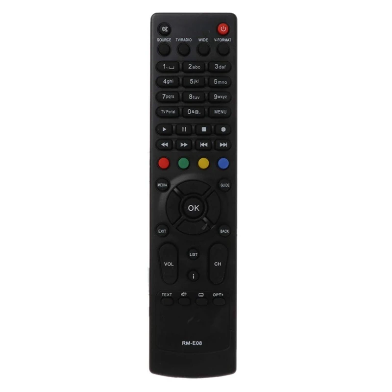 Telecomando Rm-E08 Sostituzione Per Humax Vahd-3100S Tv Tv Box Smart Set Top Box Nero 1 Pz