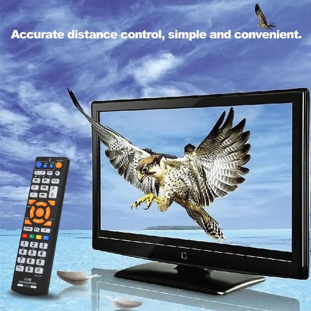 

3 In 1 Universal L336 Remote Control With IR Learning DVB Hi-Fi STB DVD SAT CBL Function VCR Programmable TV Copy BOX Playe C5O6