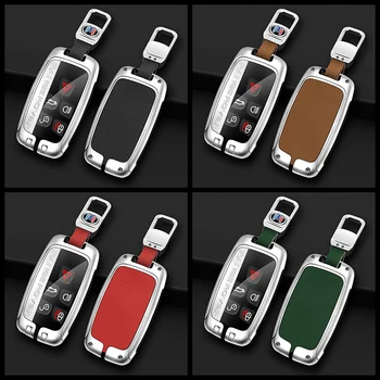 Custodia per chiave auto in lega di zinco Shell per Land Rover Range Rover Sport Evoque Freelander Velar Discovery 4 Jaguar XE XJ XF Guitar - Custodia per chiave auto in lega di zinco Shell per Land Rover Range Rover Sport
