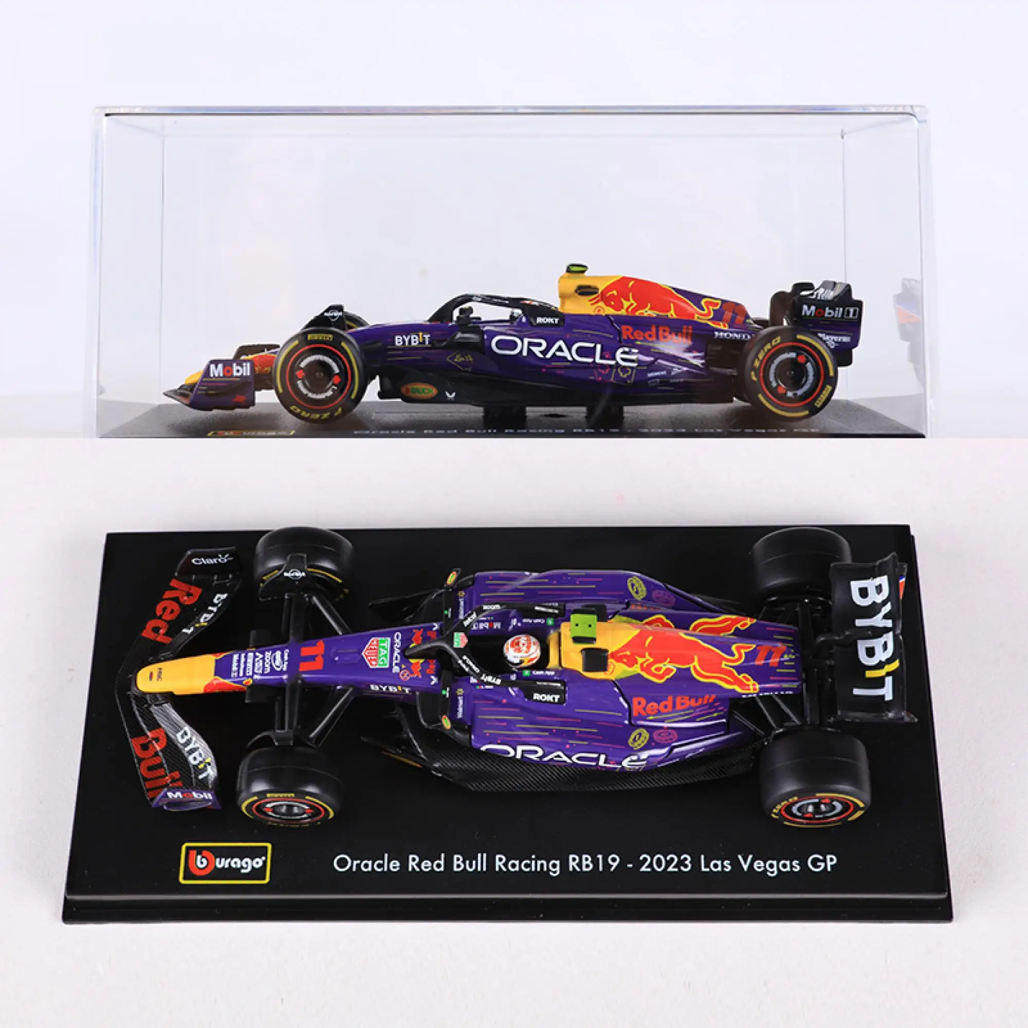 Burago 1:43 F1 formula Red Bull Racing RB19 Las Vegas 1 Max Verstappen 11 perez Alloy Model car Collection Toy Birthday Gift 4