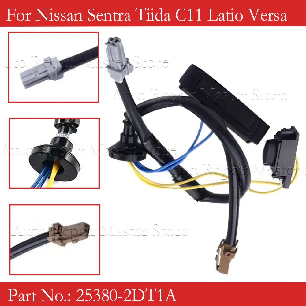 Car Trunk Lid Lock Release Button 25380-2DT1A For Tiida C11 Hatchback  2005-2011 For Nissan Sentra Tiida C11 Latio Versa - AliExpress, image size:1000x1000