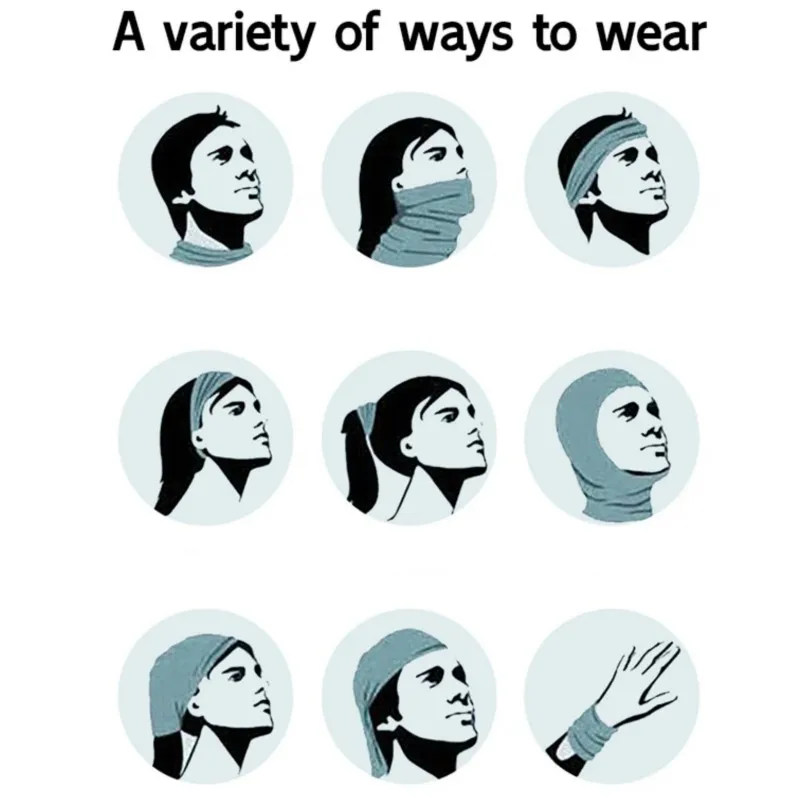 LOVIVER Bandana Gesichtsmaske - Sonnenschutz Halstuch Für Outdoor, Angeln & Sport
