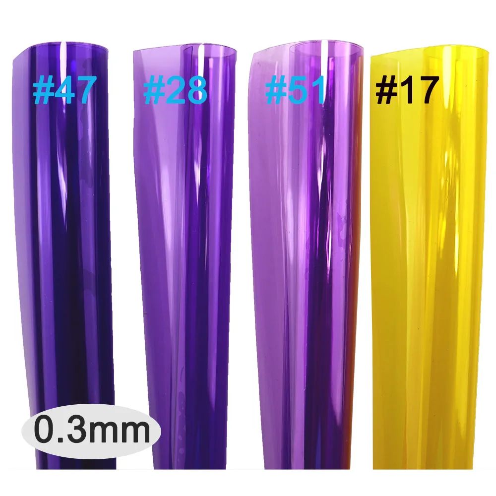 Leather Fabric Vinyl Sewing Fabric Vinyl Fabric 30x120cm Roll Neon Pink Colorful Clear Transparente PVC Film Vinyl Faux Leather Fabric Soft Glass Cloth Waterproof For Bag BH050