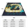 Monster Hunter World Iceborne Zinogre Kanji Blanket Fleece Super Soft Sofa Throw Blankets For Home Travel Throws Bedspread Quilt 3