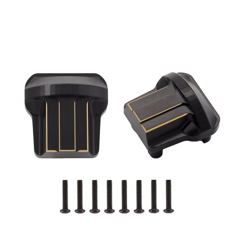 2 Pz TRX4M Ottone Diff Copertura 22g Differenziale Alloggiamento Anteriore Posteriore Universale per 1/18 RC Crawler TRX4M Aggiornamenti 97054 Difendere 97074 Bronc