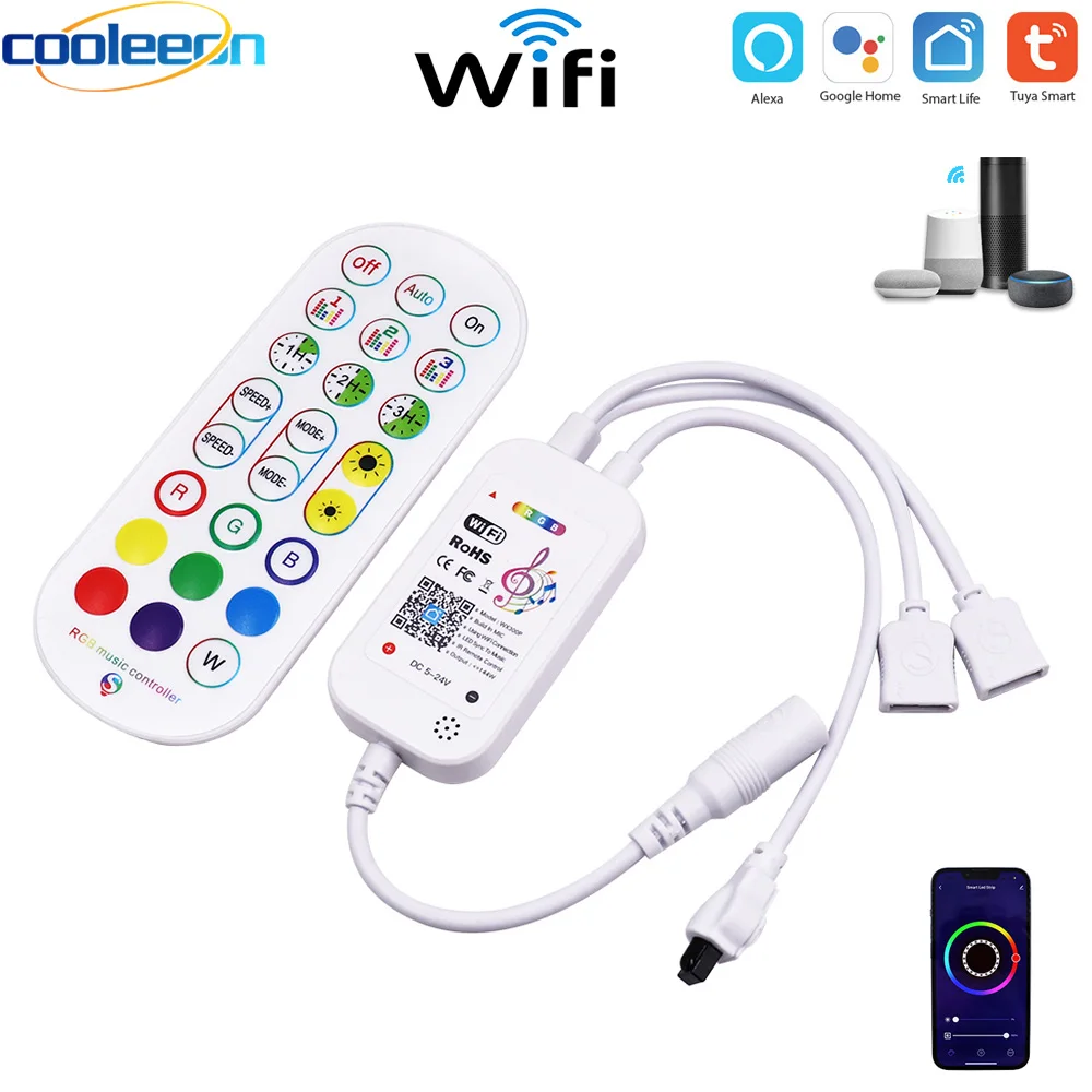 Controller Regolatore Touch Striscia LED RGBW 12/24V DC Con Telecomando RF RGBW - Foto 2