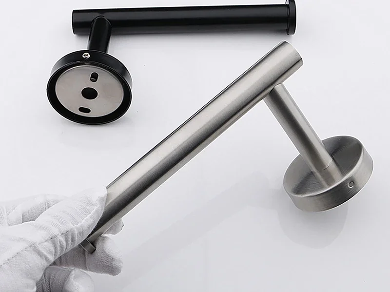 Toilet Paper Holder Stainless Steel Screw Wall Mounted Paper Towel Holder Hanging Hooks Kitchen Washroom Bathroom Hardware Set paper towel holder toilet paper holder toilet roll holder