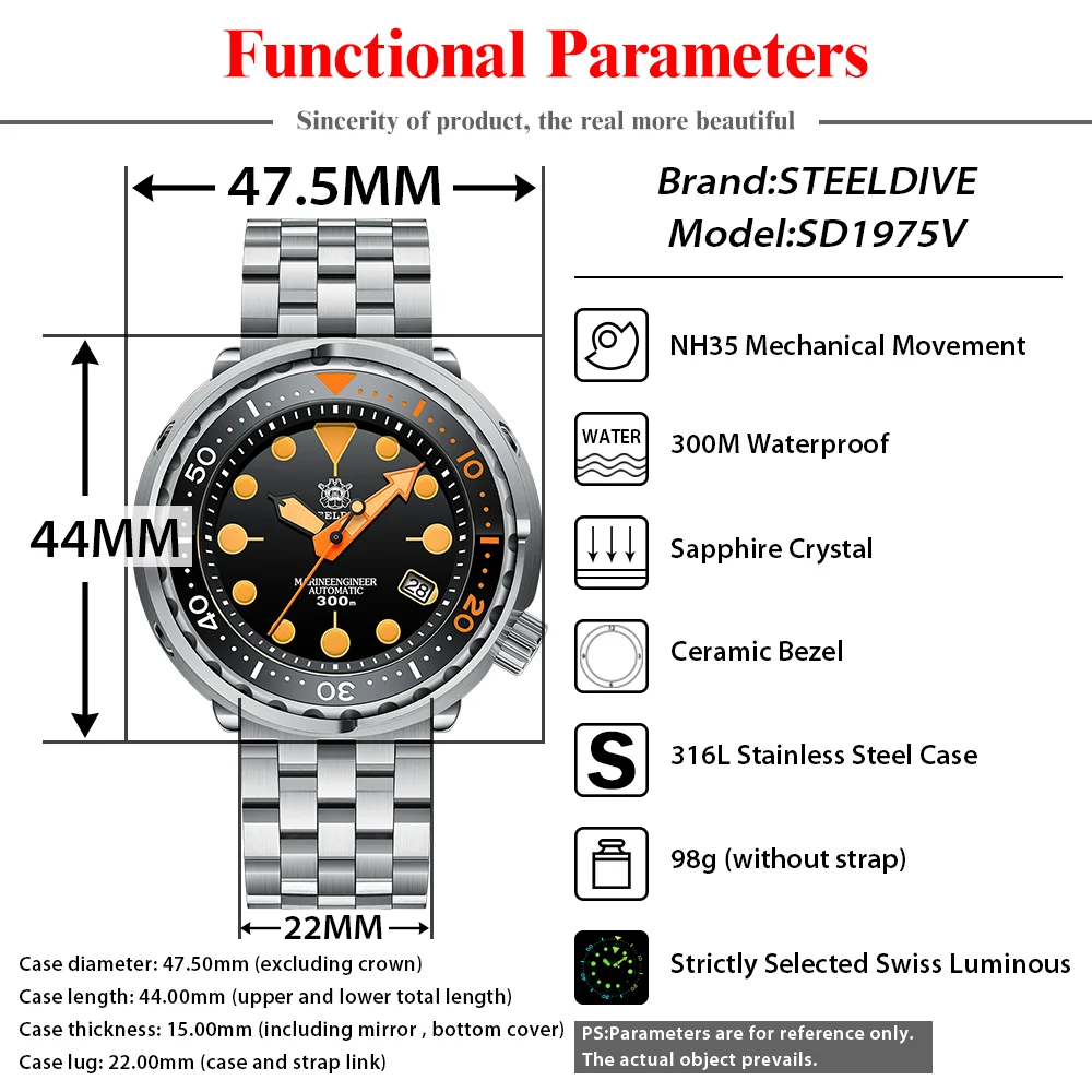 Mechanical Diver Watch For Men mechanical watch diver watch