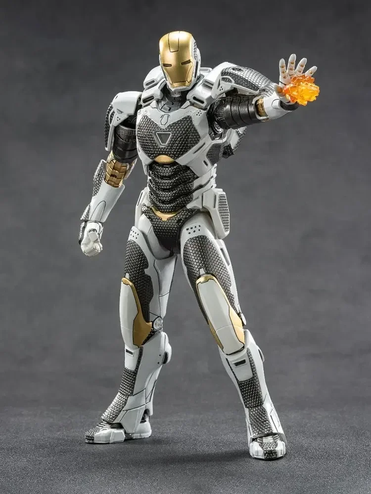 

Marvel Iron Man ZD Toys Mk39 1/10 Anime Action Figure Collection Model Doll Room Decoration Adult Kids Toy Robot Halloween Gift