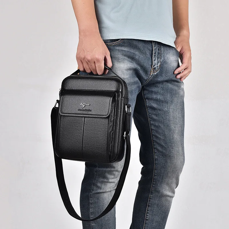 New Style Men's Crossbody Bag Casual Business Large Capacity Shoulder Bag for Travel Outing