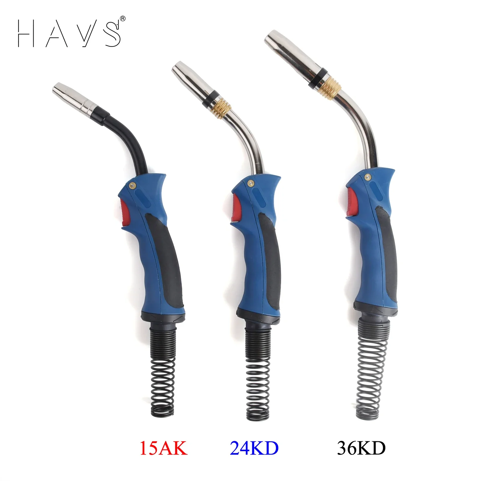 15AK 24KD 36KD Professional MIG MAG MB Welding Torch Air Cooled Contact Tip Swan Neck Holder Gas Nozzle European Type welding torch