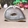 Natural Energy Agate Crystal Hole Tablet, Cluster, Beautiful Home Decor, Reiki Gift, Energy 1