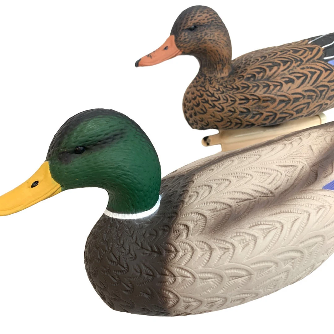 Leurre canard colvert pliable flottant - Pour chasse tir et décoration extérieur jardin parc lac