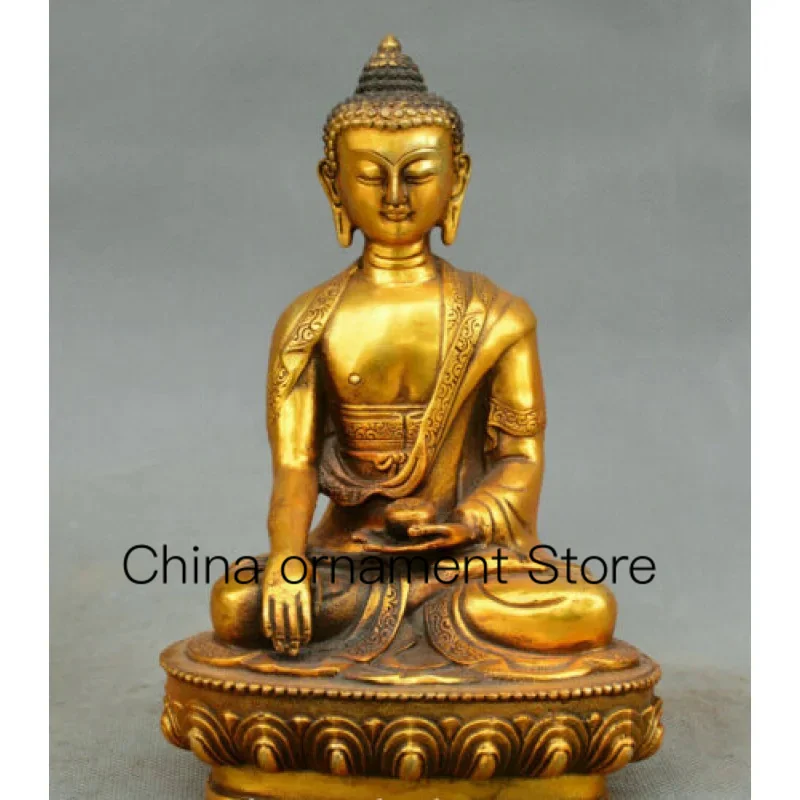 

Chinese Buddhism Old Bronze Tatagata Buddha Amitabha Buddha Shakyamuni Buddha Statue