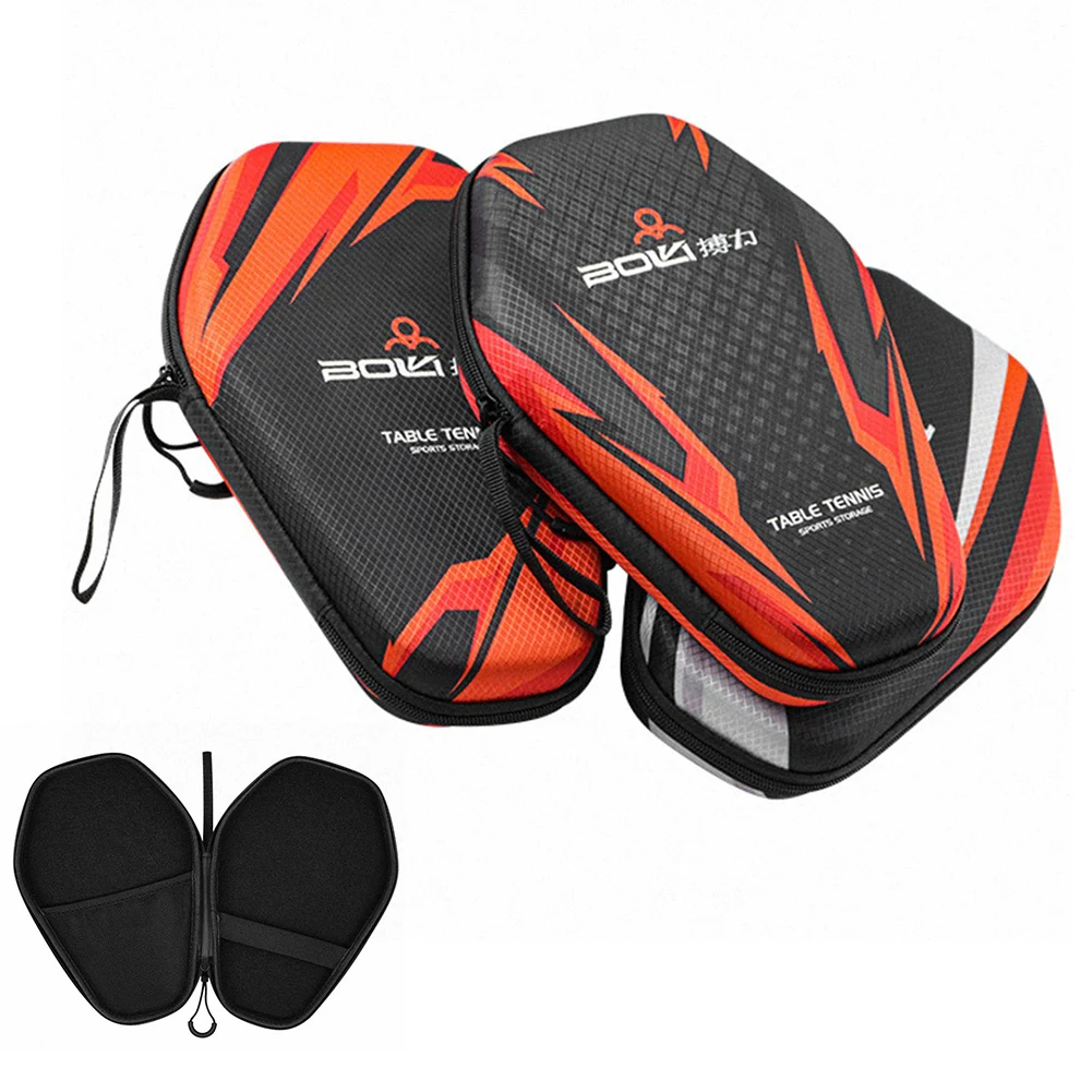 Premium Waterproof EVA Hard Shell Table Tennis Racket Storage Case