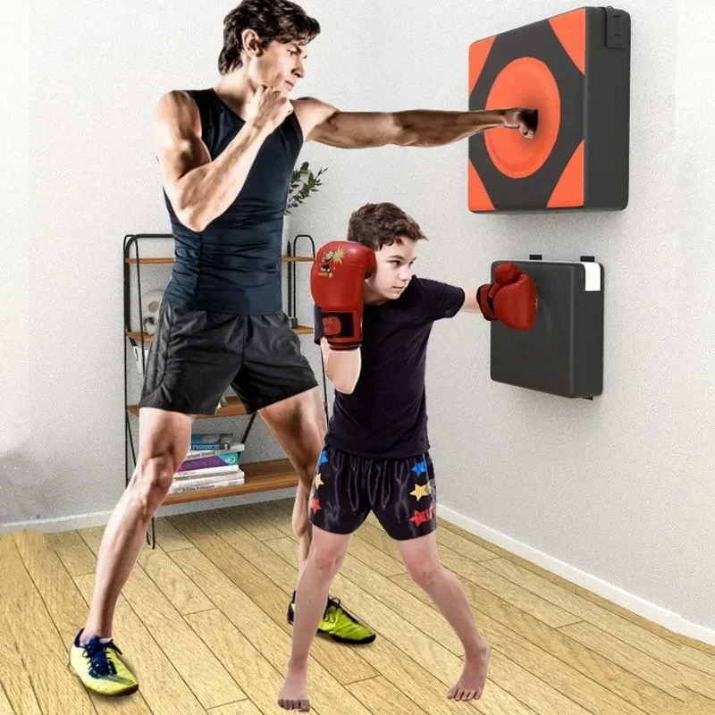 

Fitness Martial Dummy Punching Training Boxing Leather Bag Fighter Arts Sandbag Wall Target Sports Home