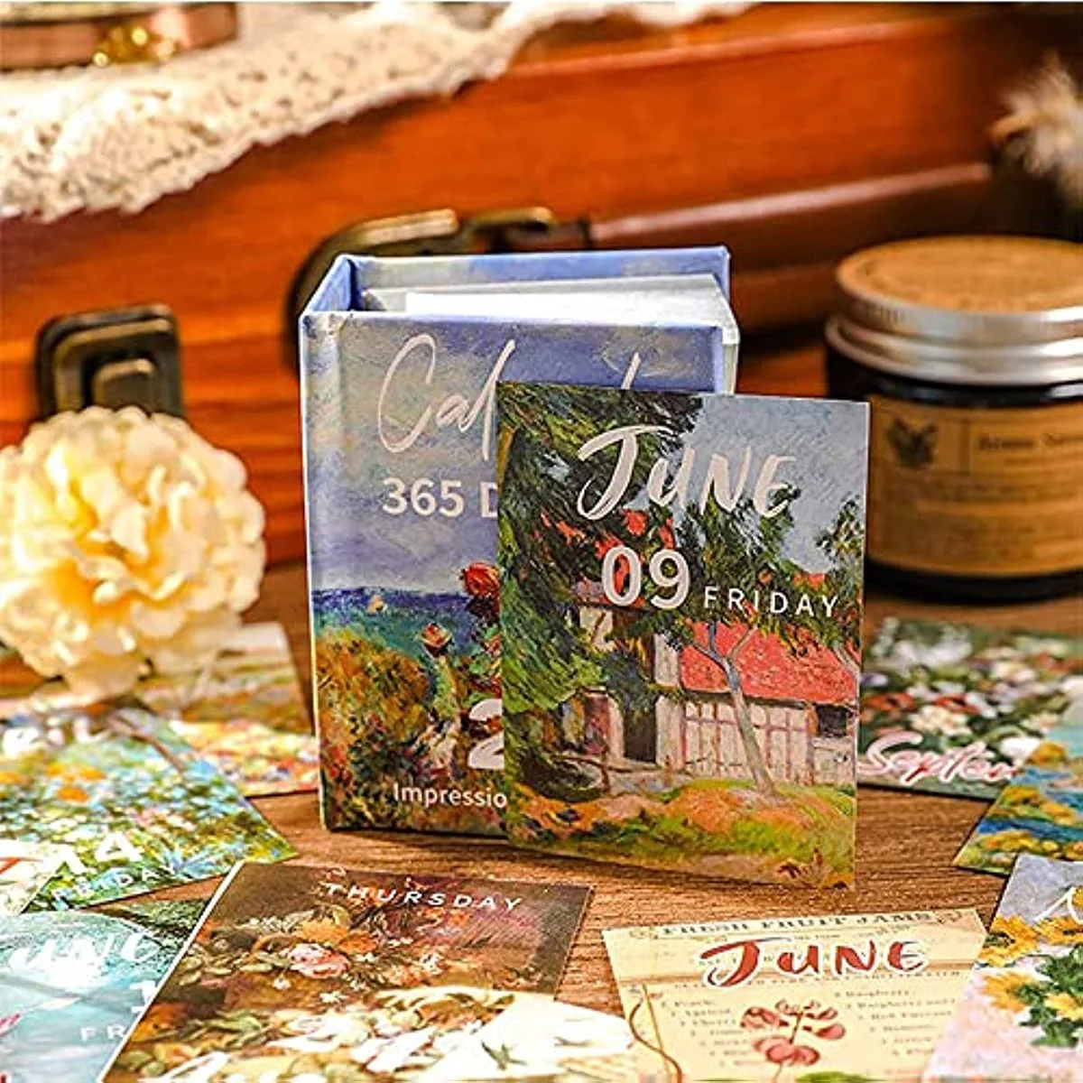 Mini Calendar 2023 Scrapbooking | Calendar 2023 365 Days | Gift Calendar  Cards - 2023 - Aliexpress