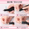 YIKOOLIN Nail Art Drill Kit File Professional Electric Manicure Pedicure Drill Sander Pen Nail Art Grinder with Sanding Bits 4