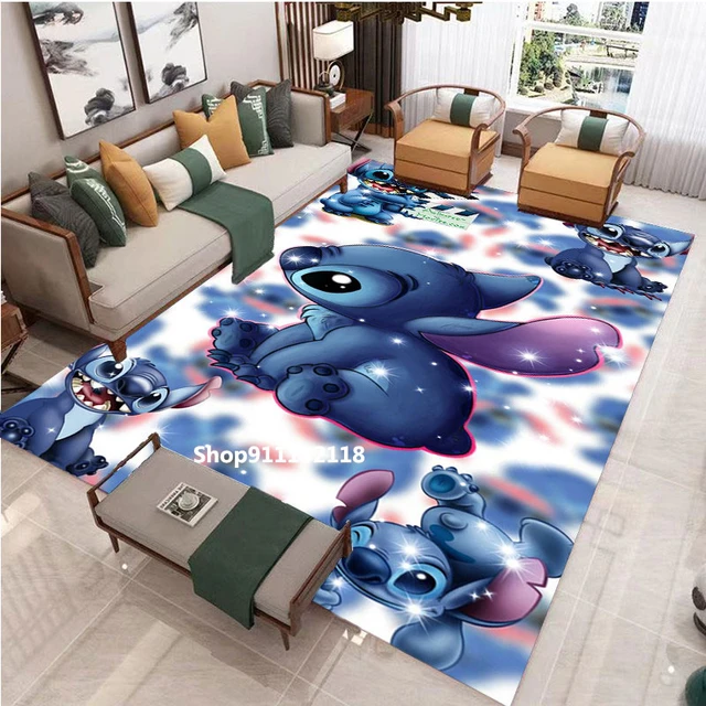 Stitch And Angel Hugging Rug