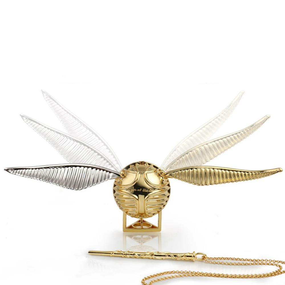 Goldenen Schnatz Ring Box Bewegliche Flügel Luxus Schmuck Box Lagerung Box Display Halskette Vorschlag Geburtstag Geschenk Box Valentinstag – Detail 5