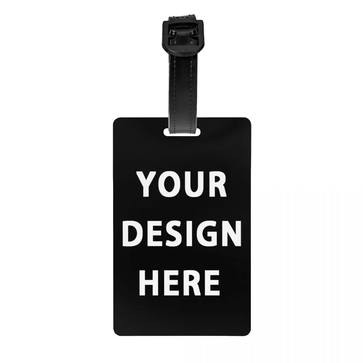 

Custom Your Design Here Luggage Tag Privacy Protection Customize Logo Letter Print Baggage Tags Travel Bag Labels Suitcase