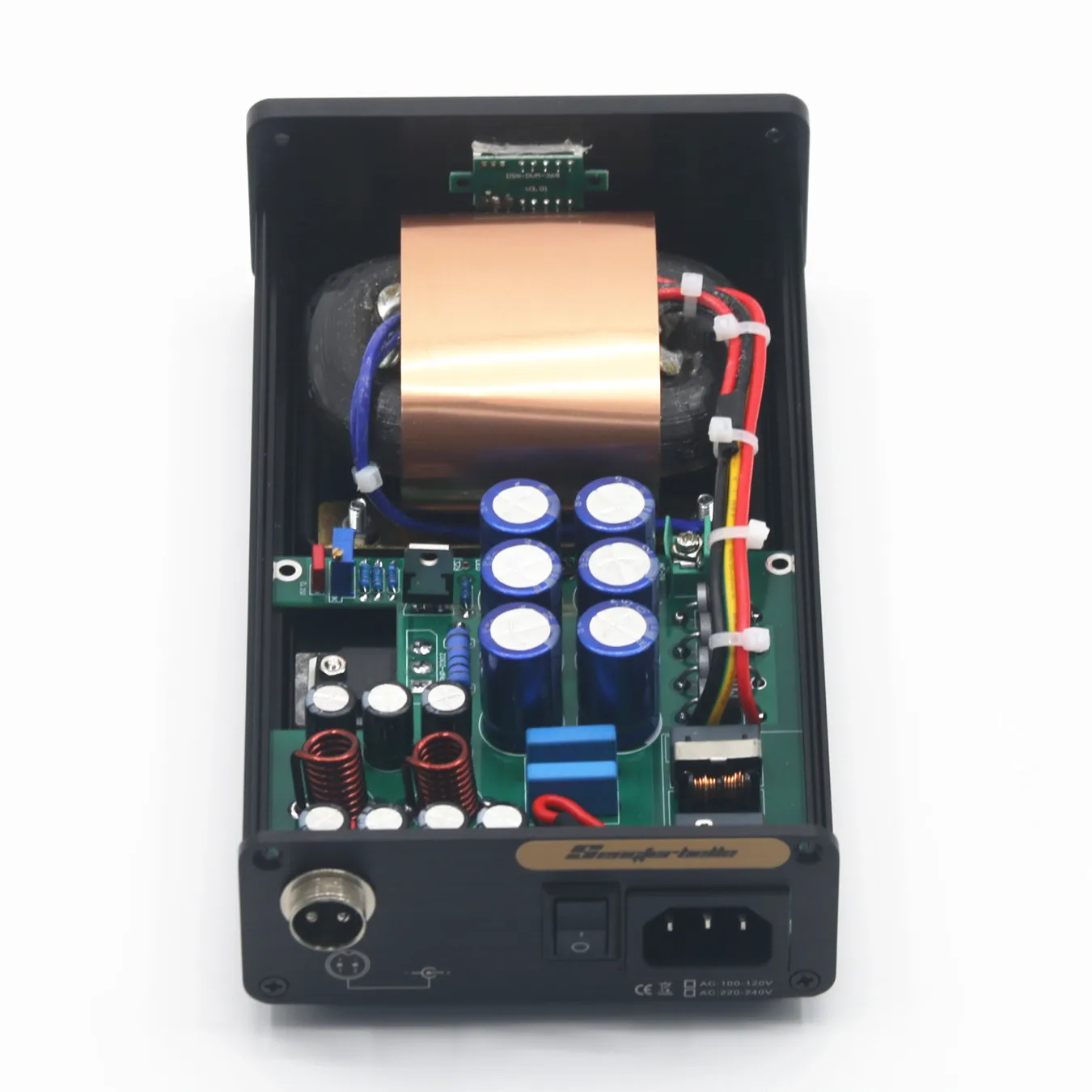 PR1 50VA R-Core DC 5V 선형 전원 공급 장치 듀얼 출력 524V(옵션) 프리앰프/DAC DC LPS용